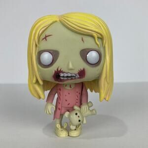 Funko Pop The Walking Dead Teddy Bear Girl Zombie Vinyl Figure Loose NO Box